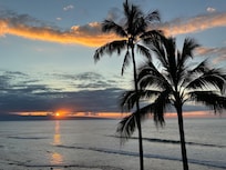 Sunset from the balcony!