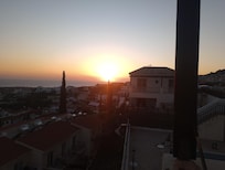 This is the Sun set view from the balcony