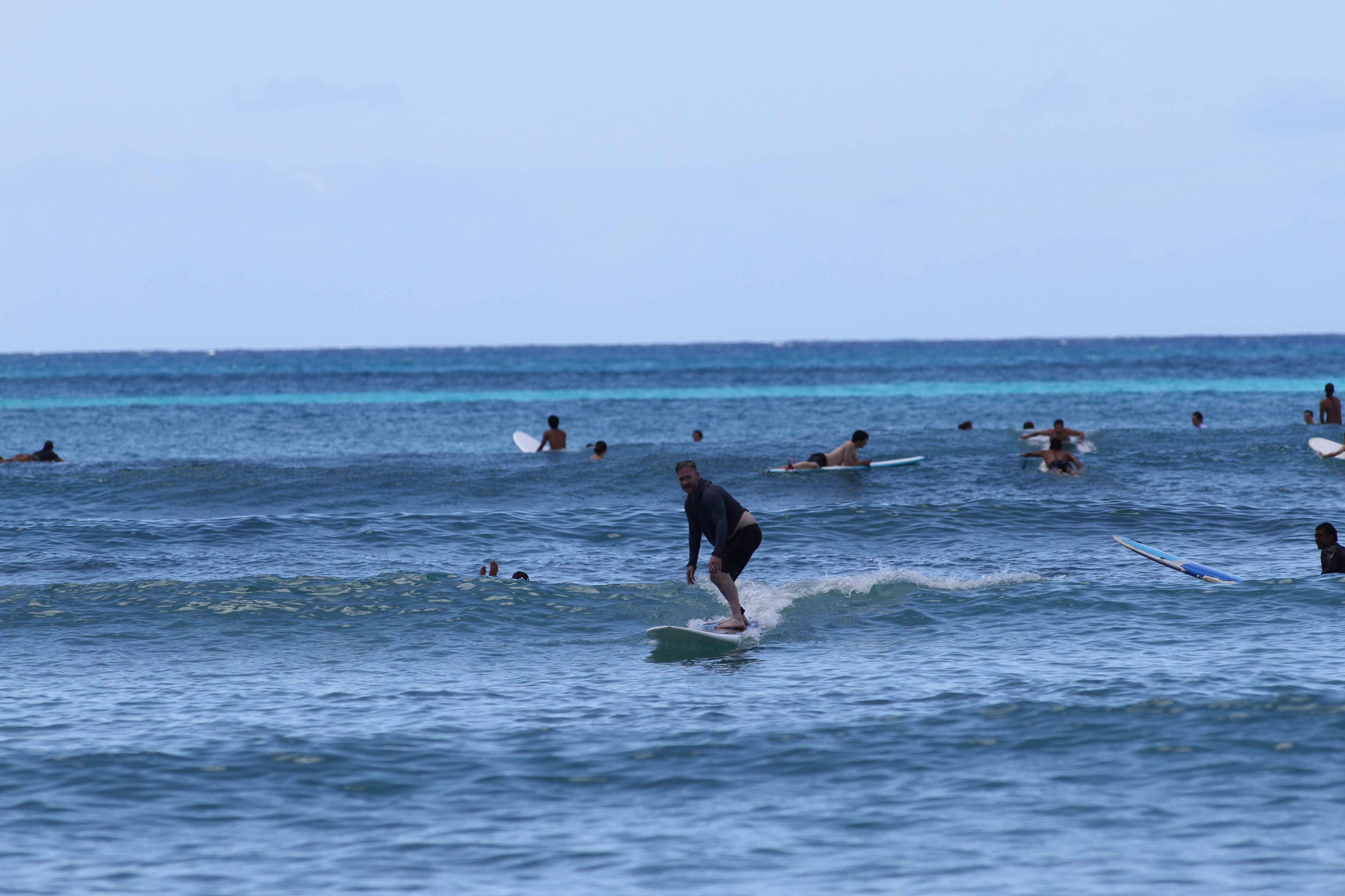 Surfing lesions at waikiki