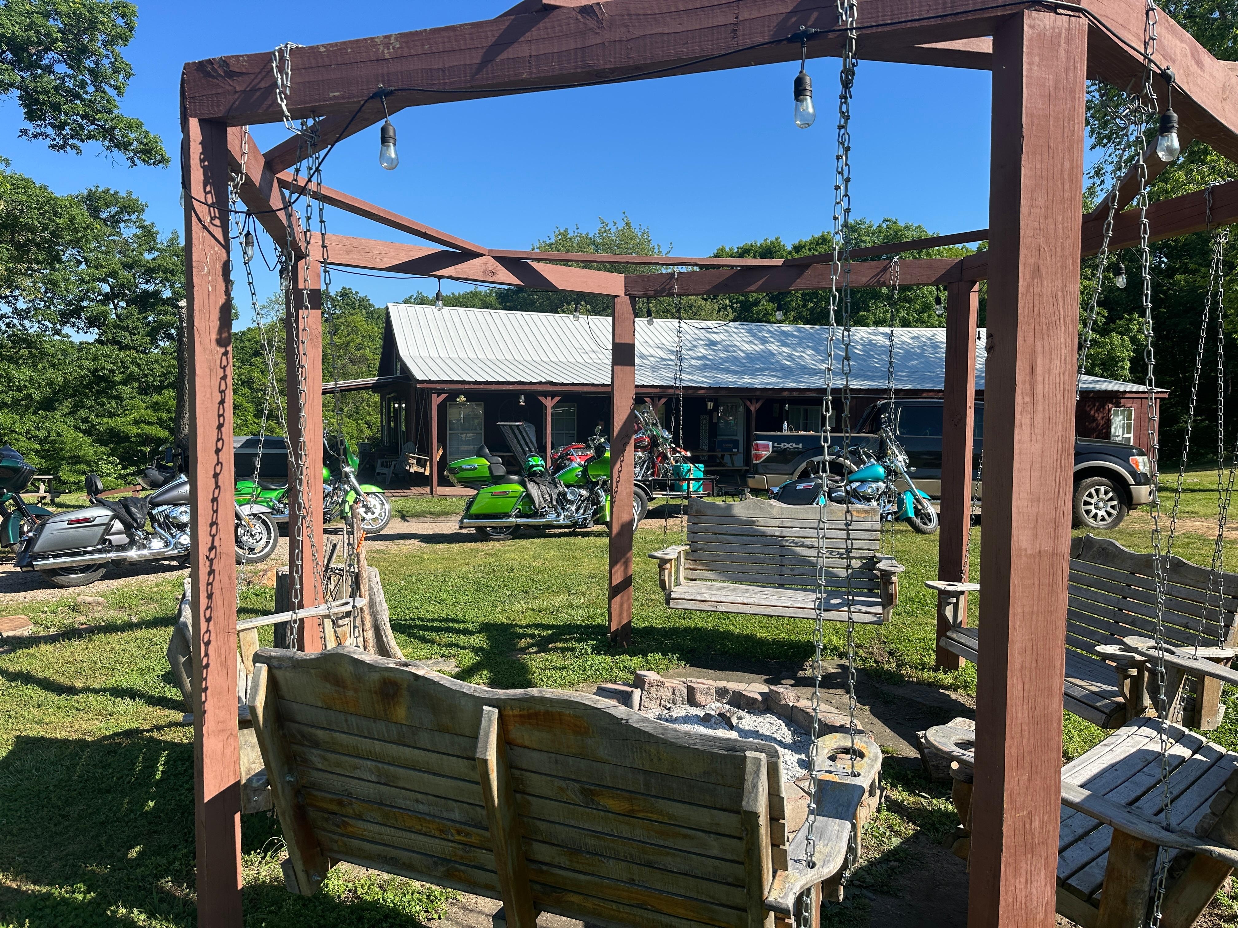 Great fire pit area