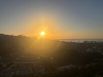 sunset from our balcony