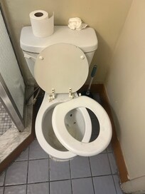 Toilet broke