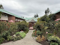 Gilmore garden courtyard.