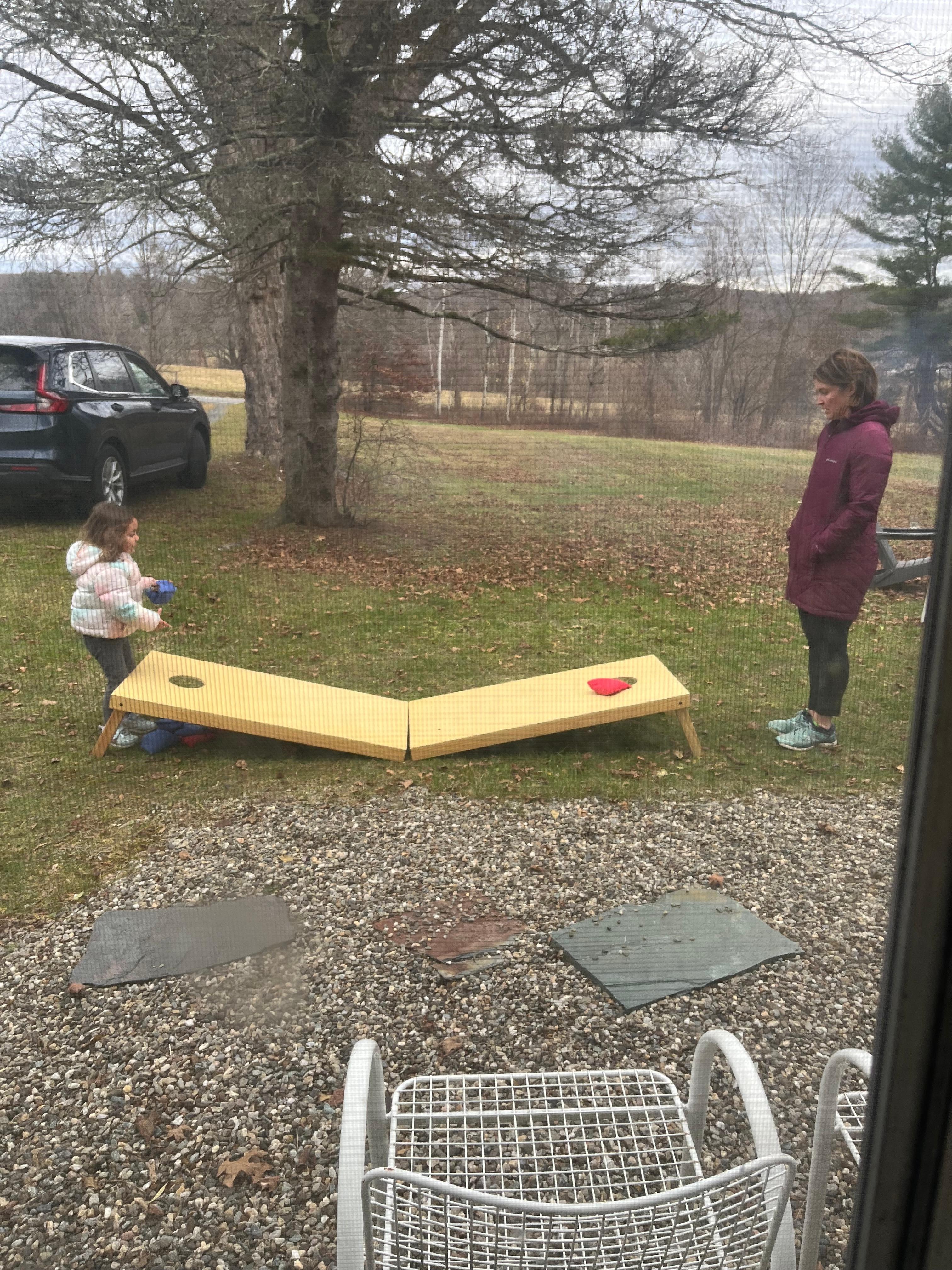 Who says they have to be 27 feet apart!?!? 