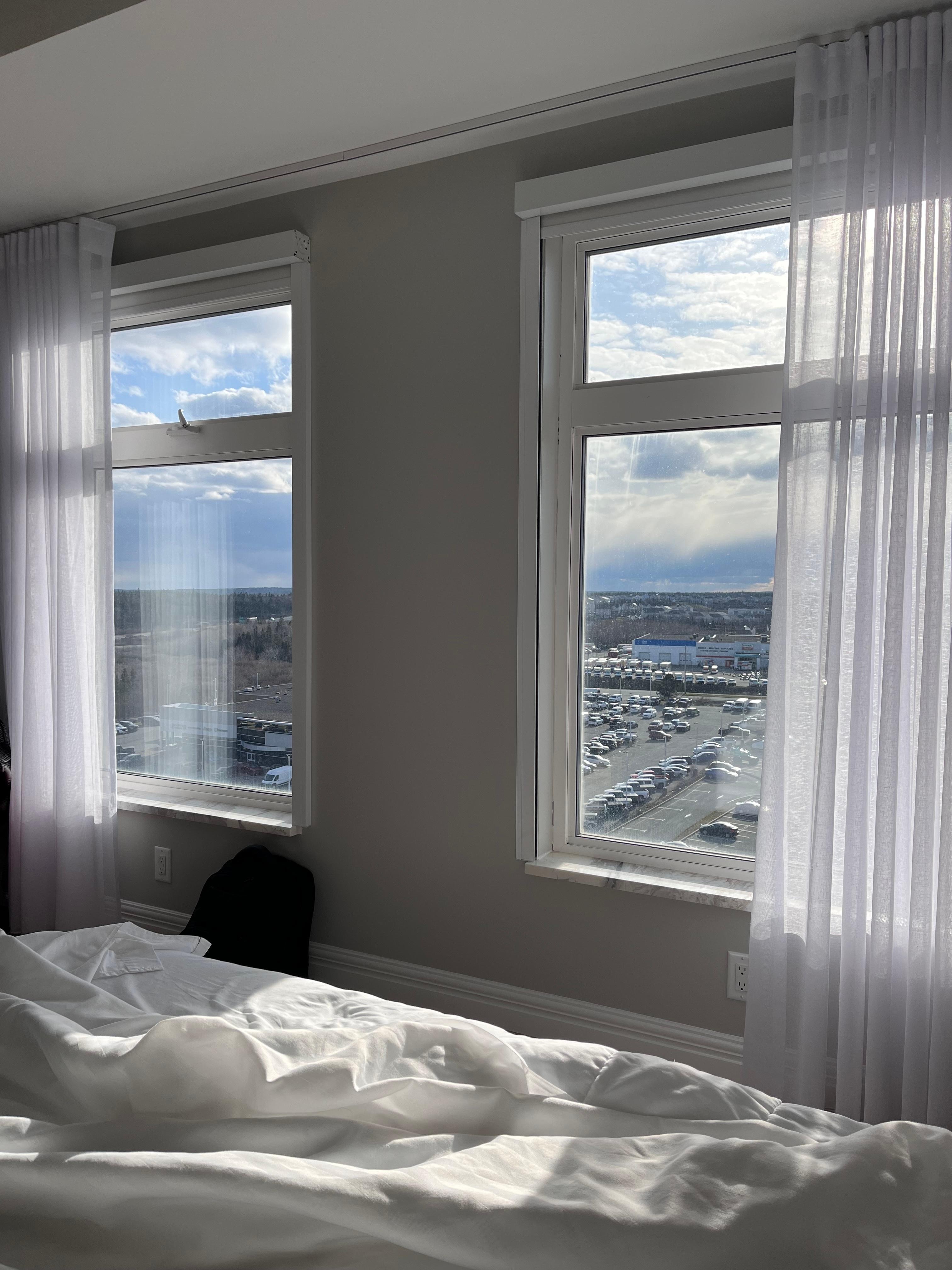 View from hotel room