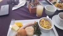 Breakfast was very delicious. We both enjoy 🥳🥳
