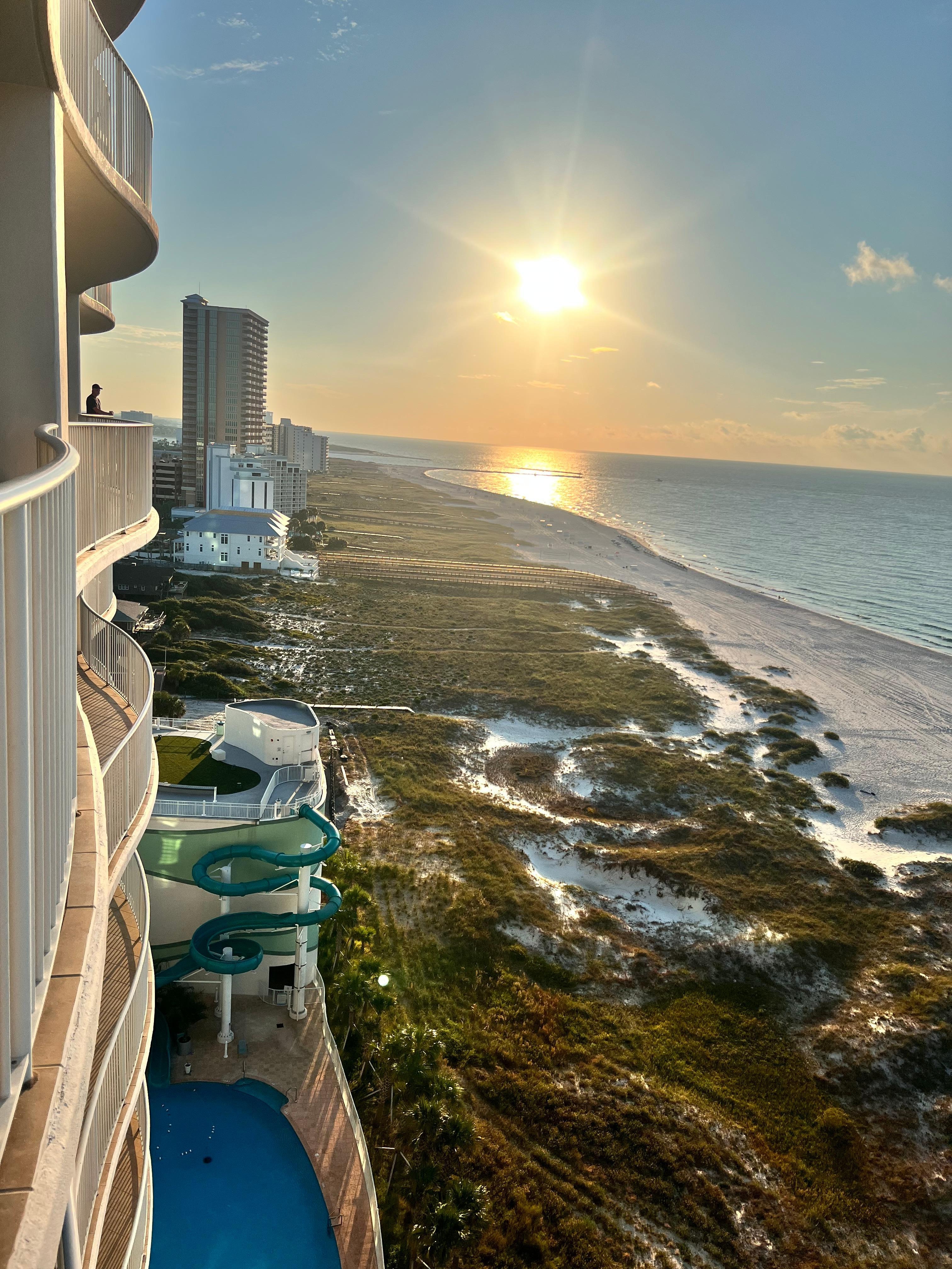 One of the beautiful views from the room