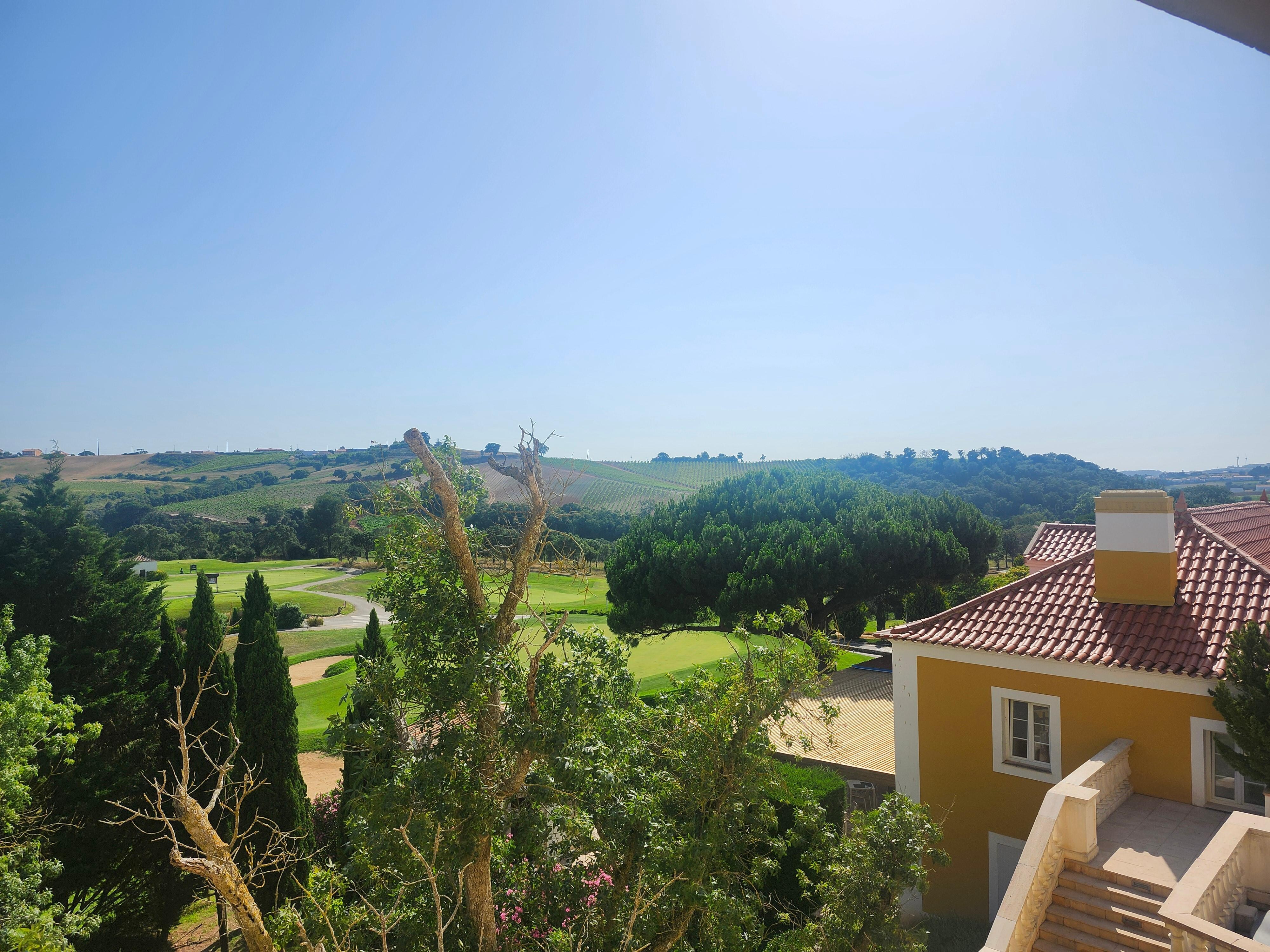 View from room balcony.