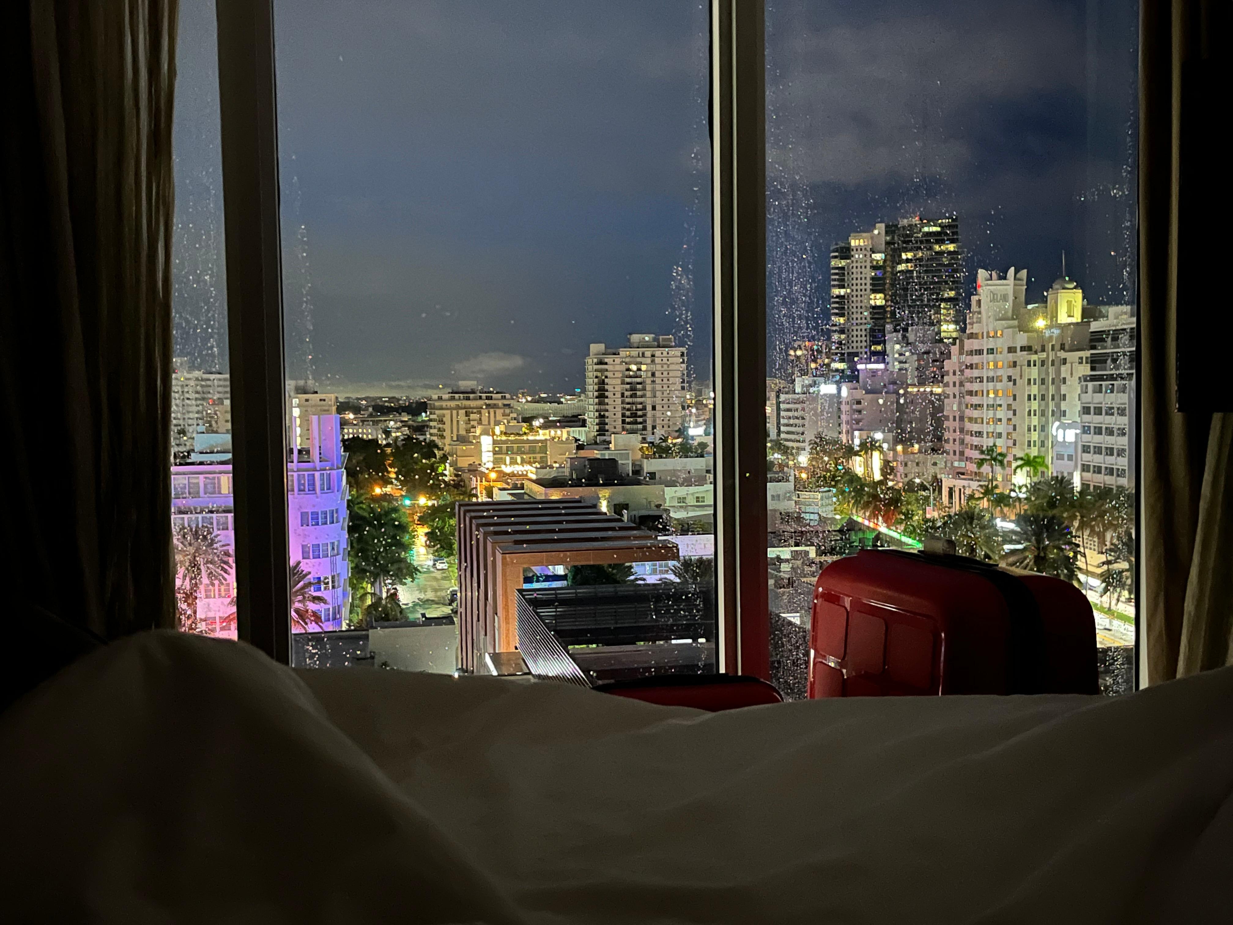 Nighttime view from 10th floor