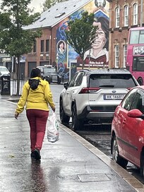 Berømte Falls road i Belfast