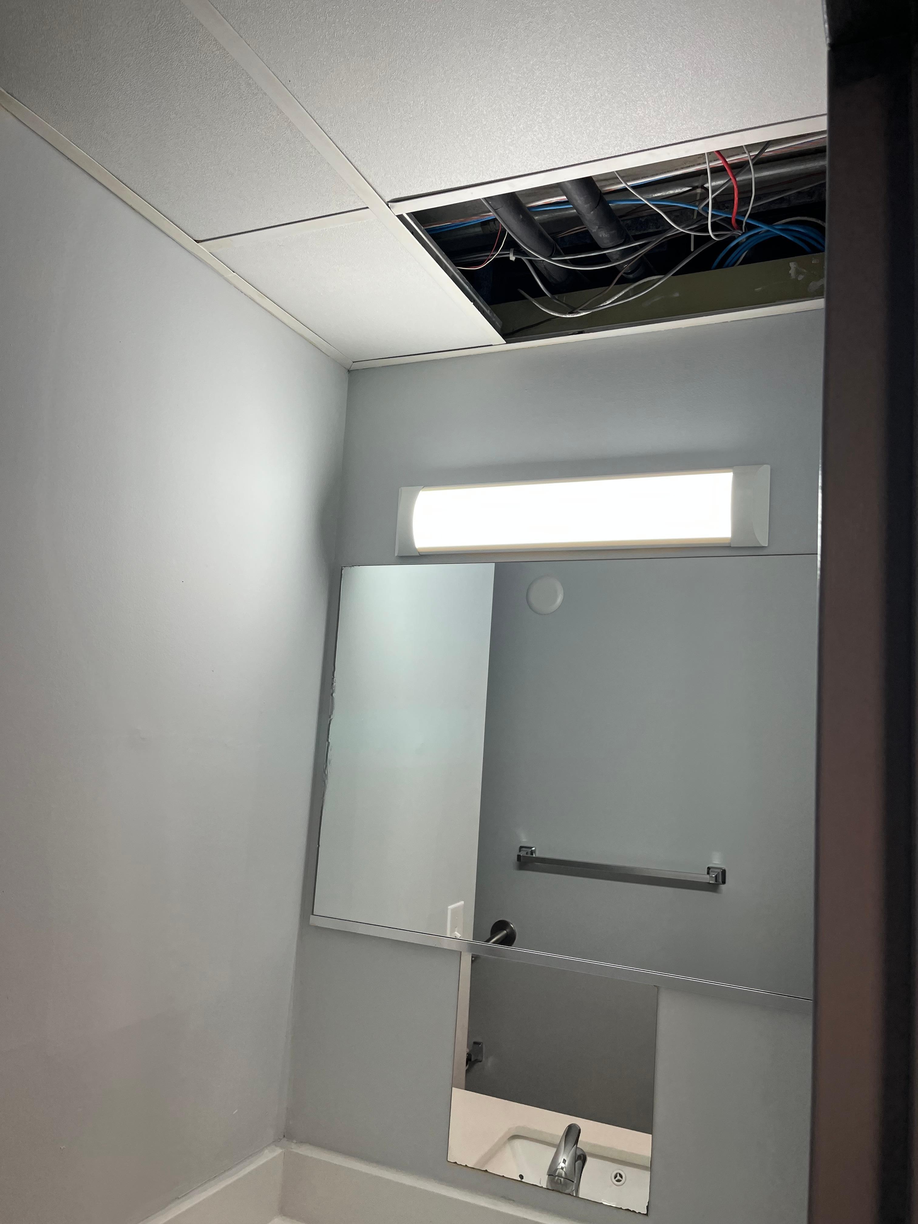 Exposed ceiling 