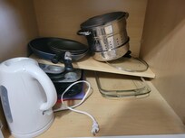 Broken shelf in kitchen