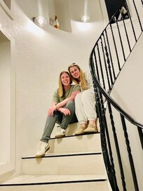 Beautiful staircase to the 3rd floor.