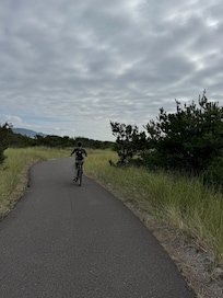 We loved riding bikes along the discovery trail.