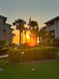 Sunset on an evening walk.