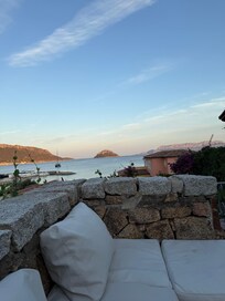 From outdoor patio