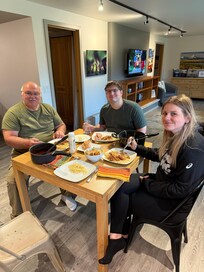 We had two home cooked meals while staying here. It was a treat with a very well stocked kitchen.