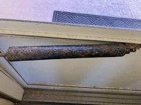 Rusted, dirty entry door