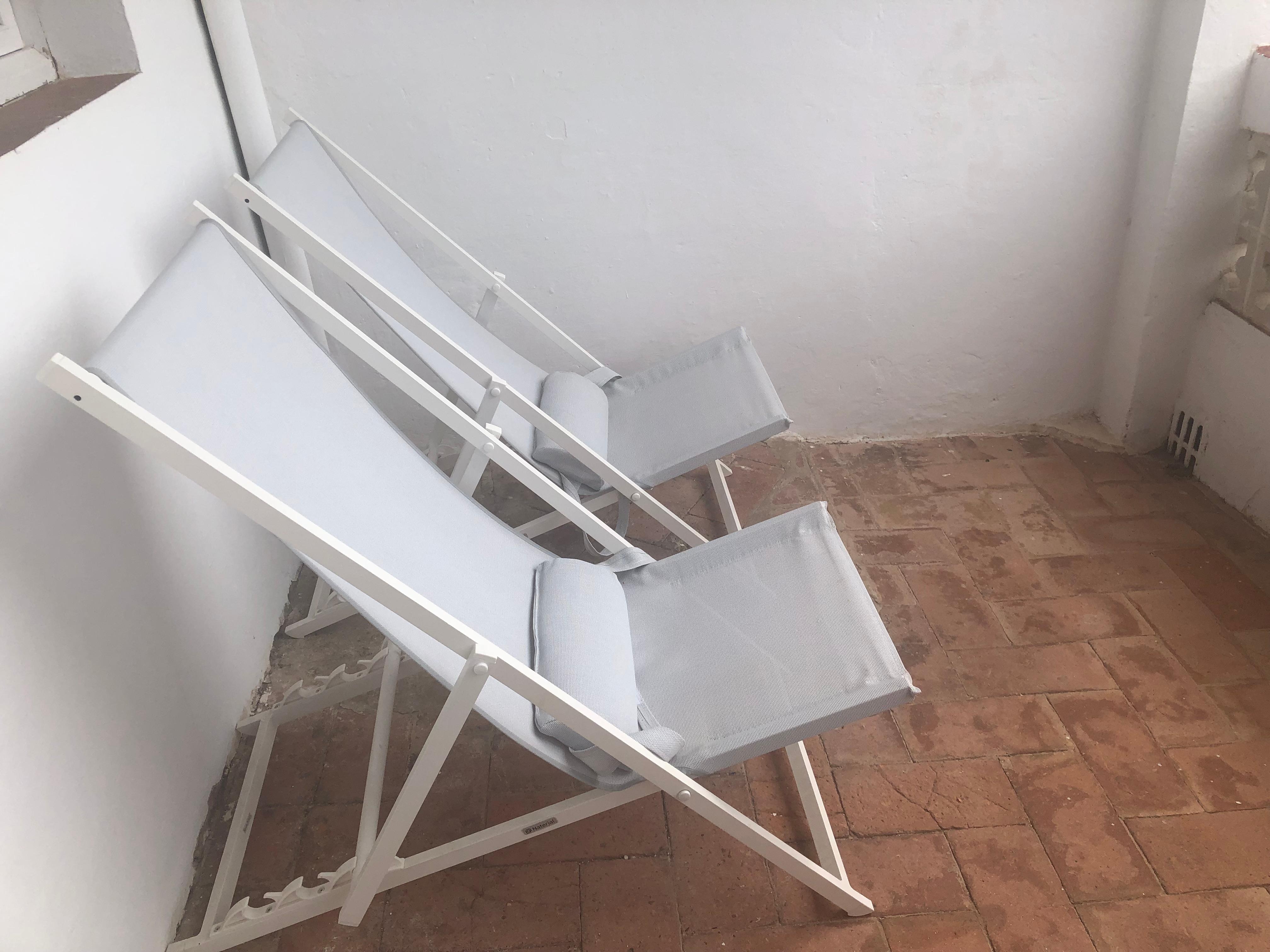 Hamacas de la terraza