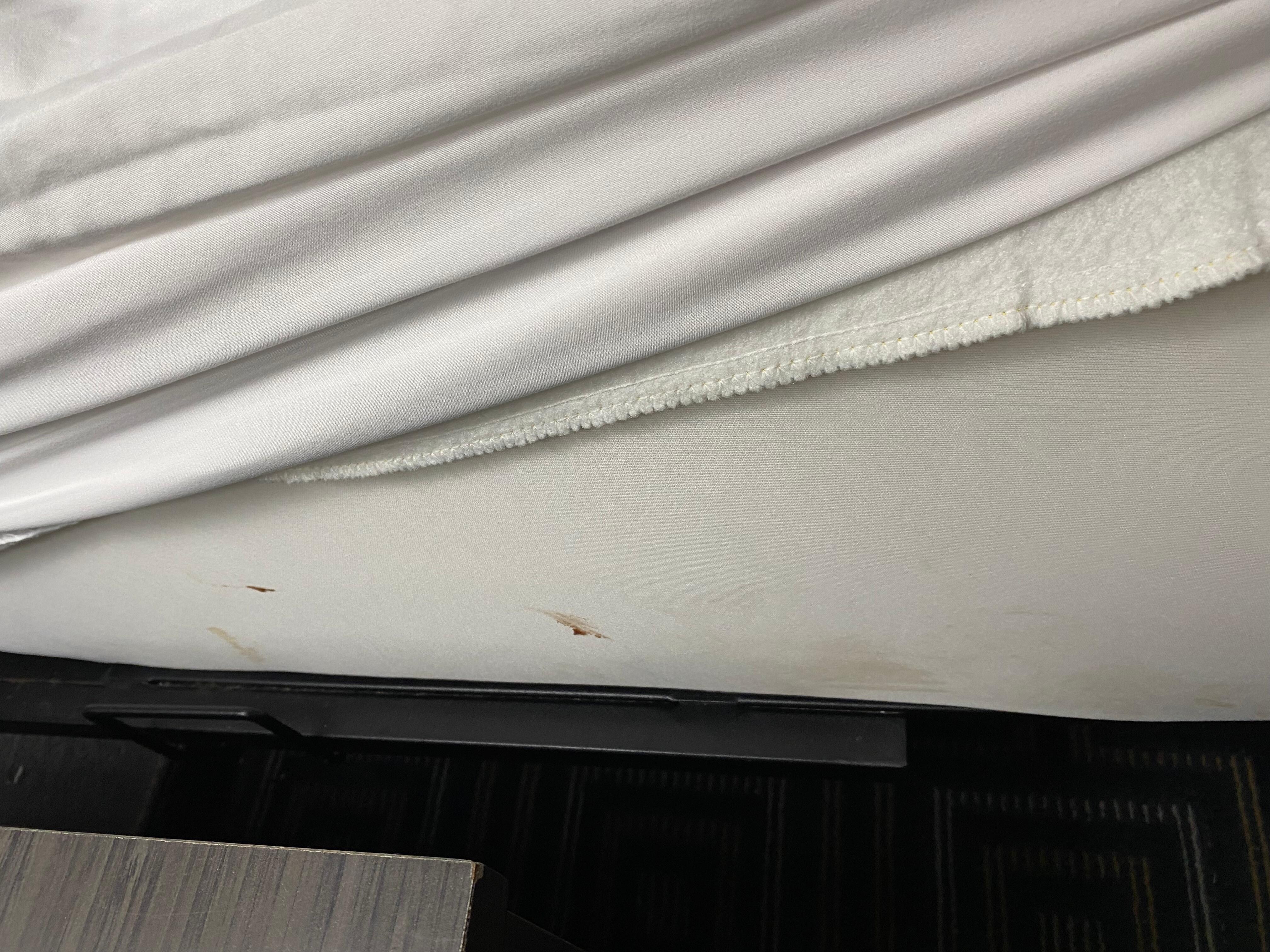 Blood on mattress cover