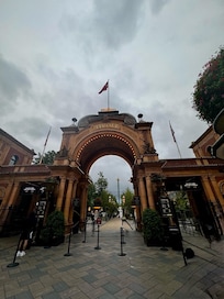 Tivoli Gardens a short walk from the hotel