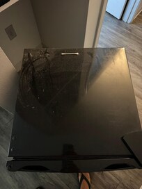 Dirty q-tip on fridge when we checked in that remained after requested cleaning