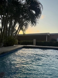 Chilling in the hot tub/jacuzzi