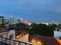 View from rooftop bar