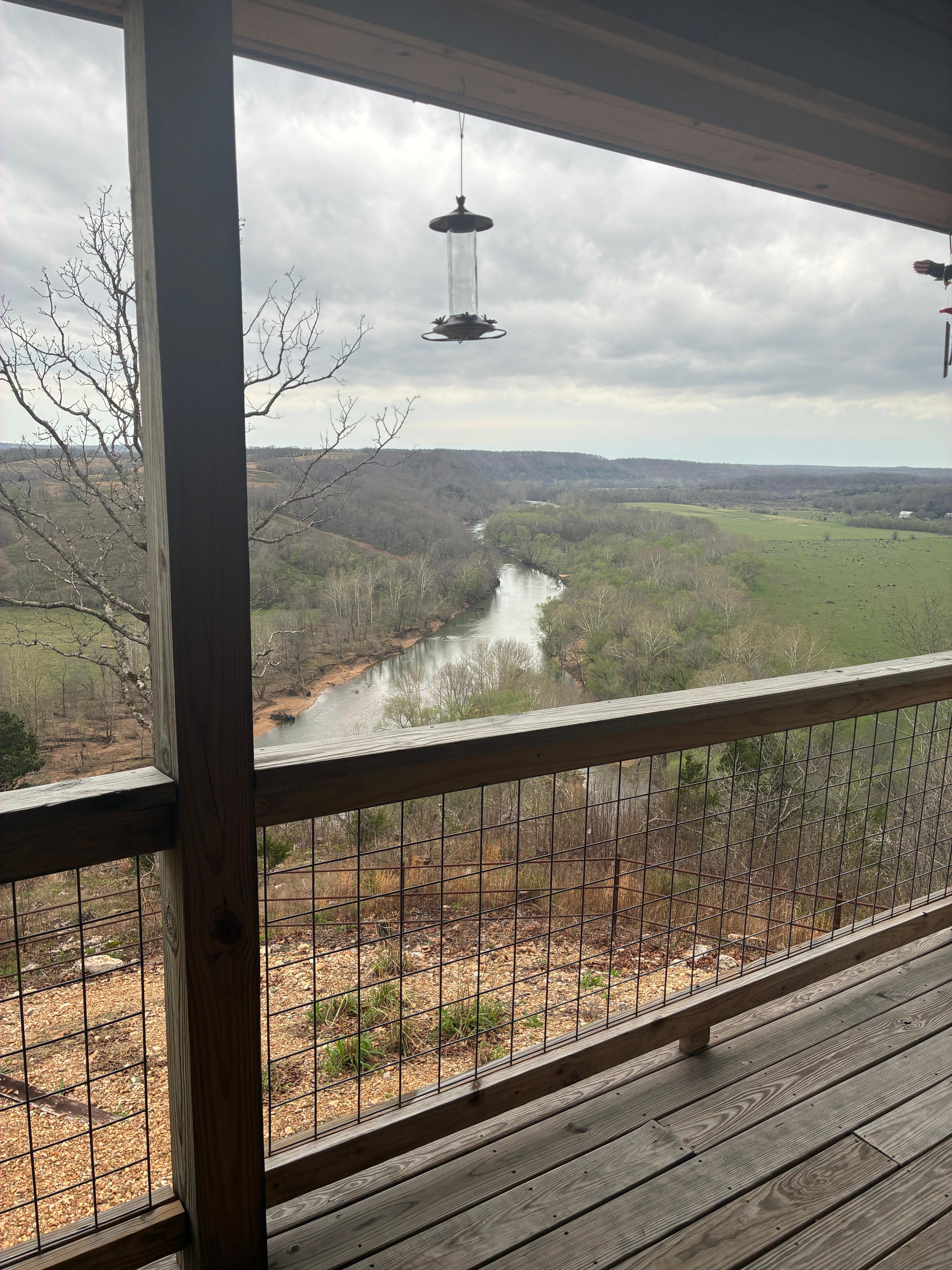 Back deck right side view of Gasconade River