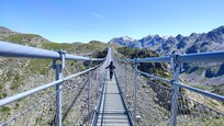 Pont en haut des télécabines