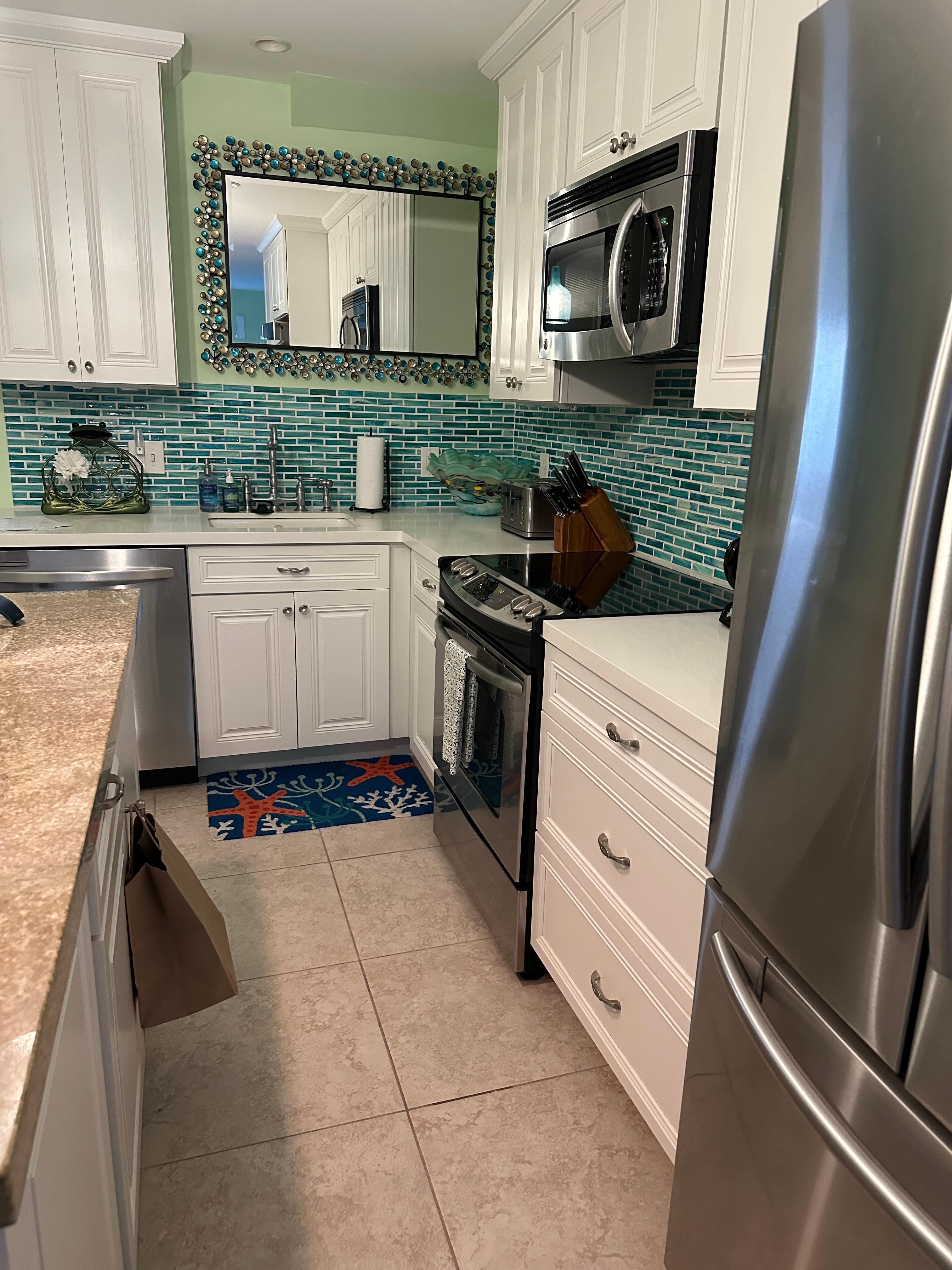 Kitchen is nice. Good appliances