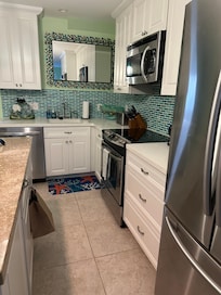 Kitchen is nice. Good appliances