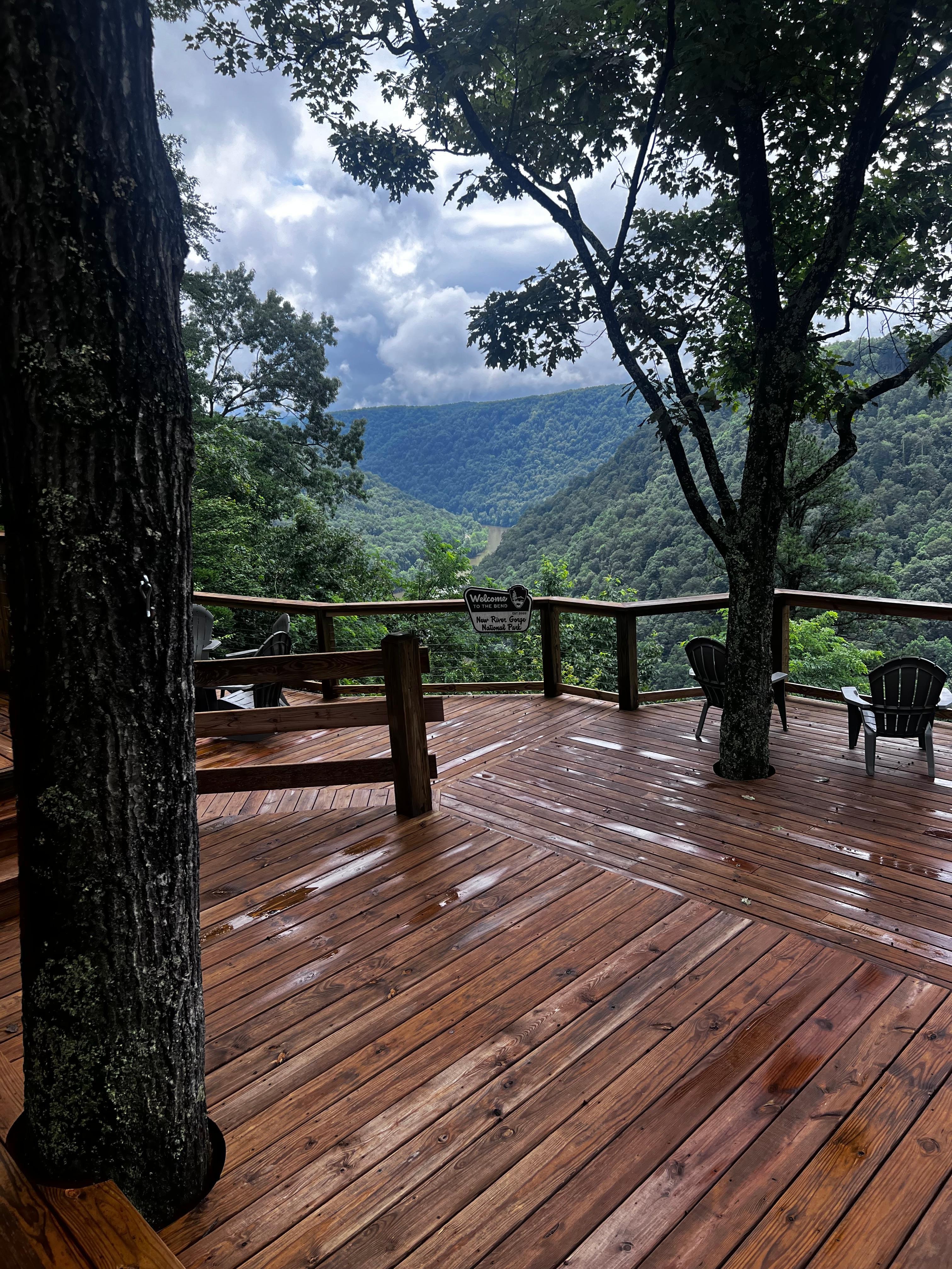 View from upper deck