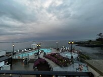 Even on a grey evening, this location was outstanding