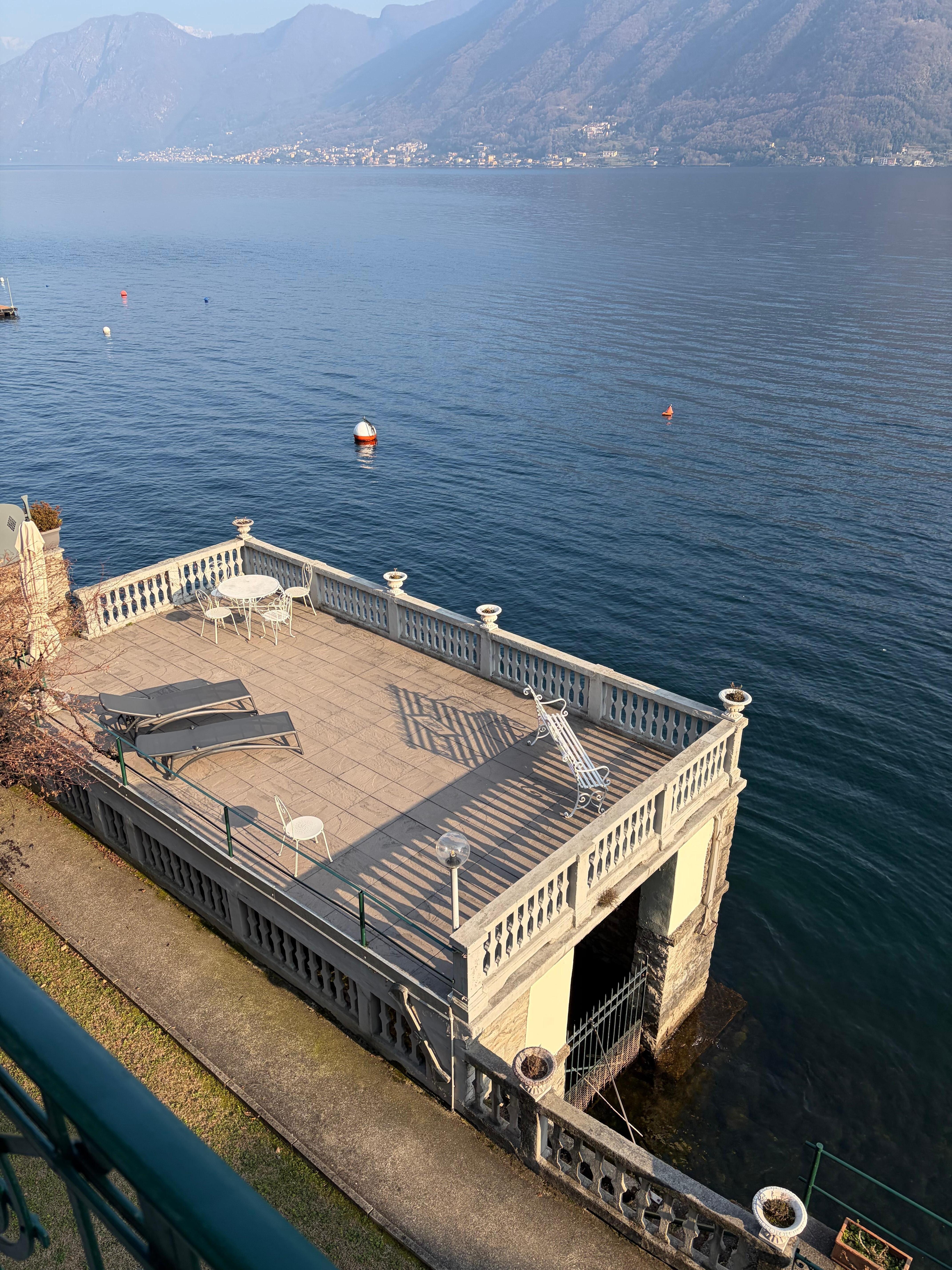 View from our veranda looking towards town. Stunning! 