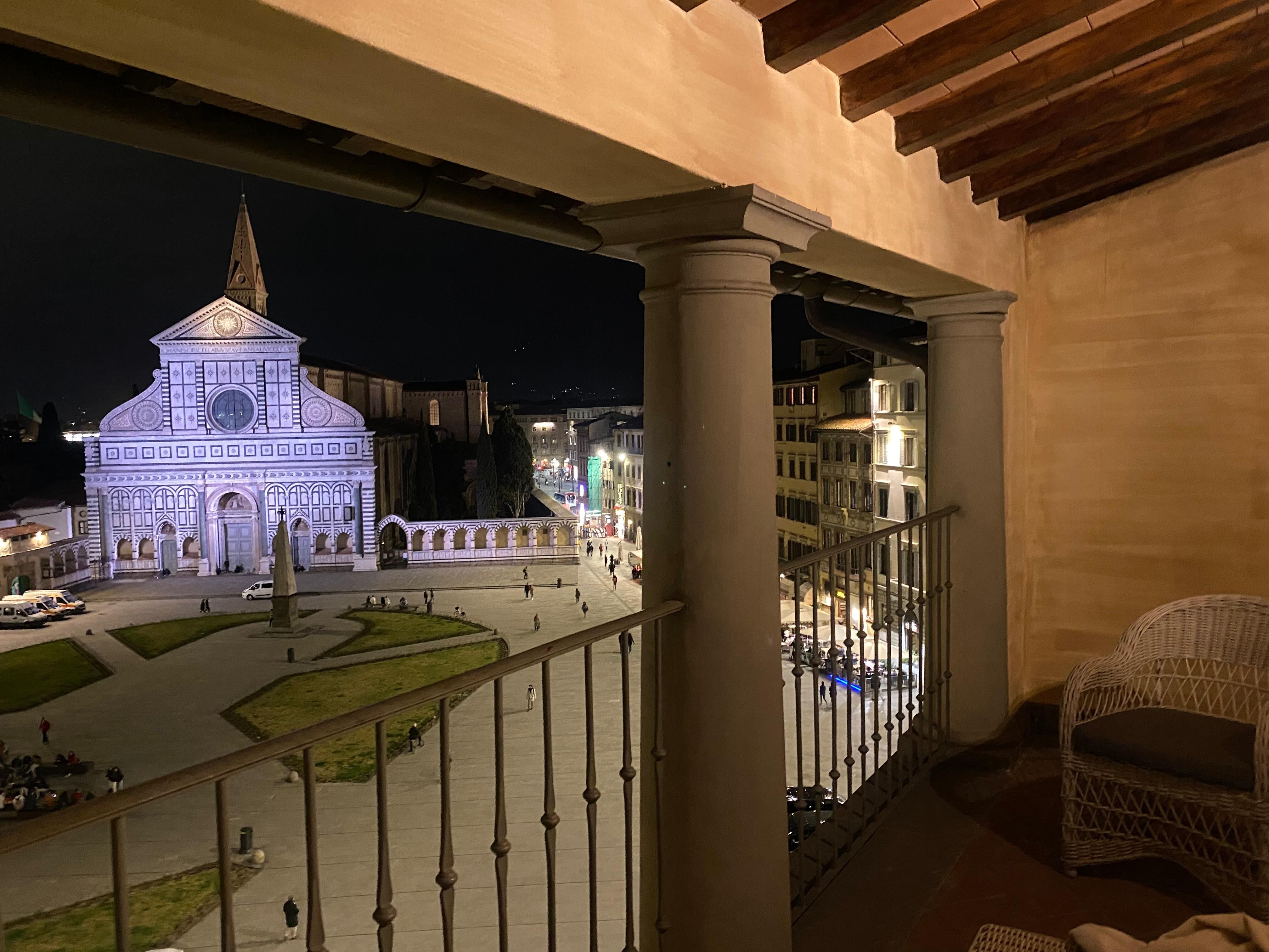 Evening from our private balcony