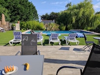 Blick auf den Pool
