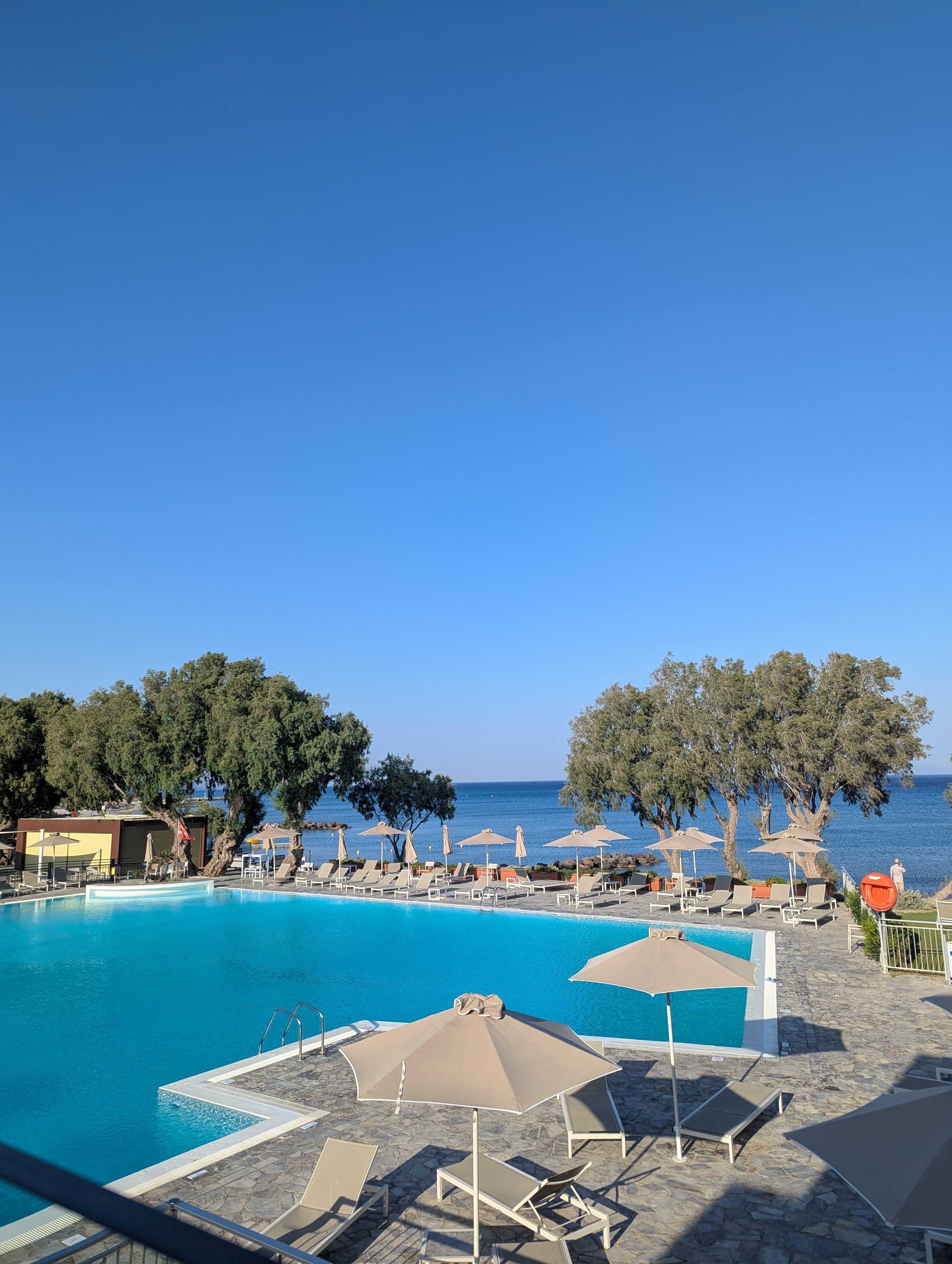 View from the main buffet restaurant 