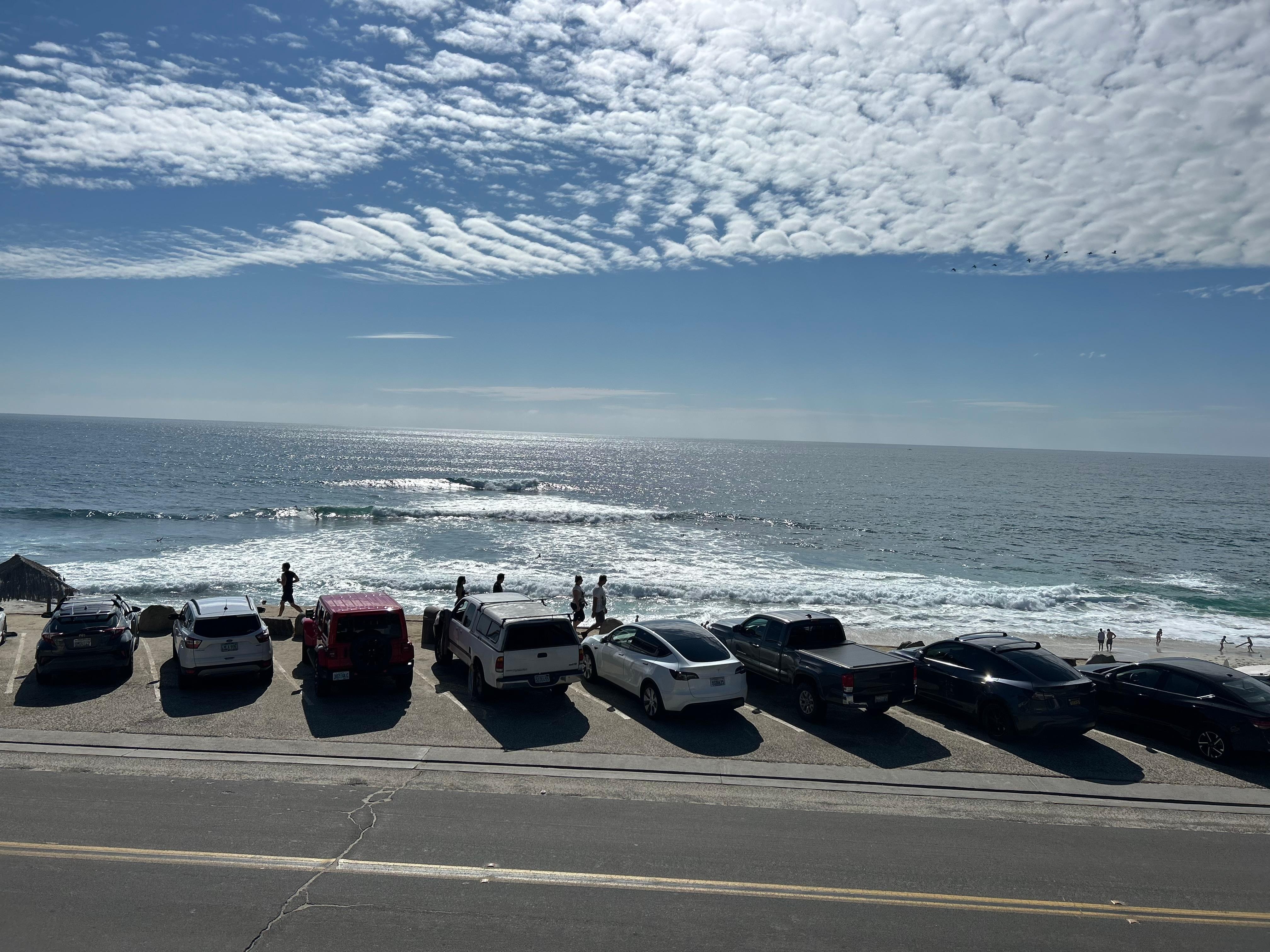 View from the deck on the second floor