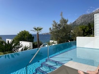 View from our private swim up pool