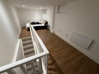 No furnishings but a bed yikes. Heaters did look new.