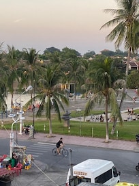 View from our balcony