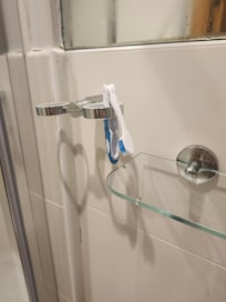 A holder for your toothbrush!?