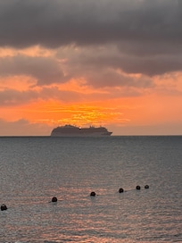 Sunset view from dock