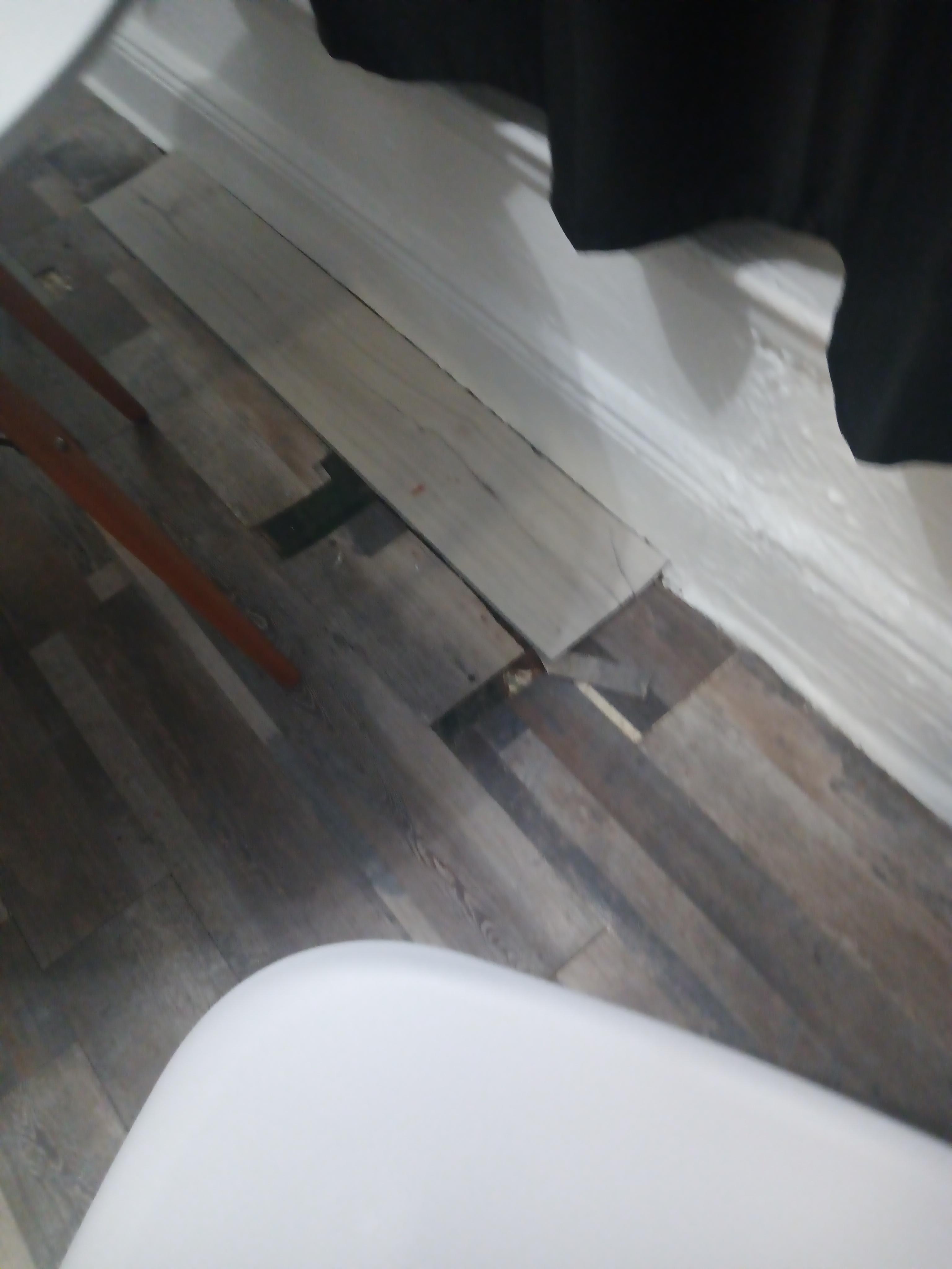 Floor in dining room