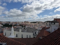 View from the rooftop lounge.