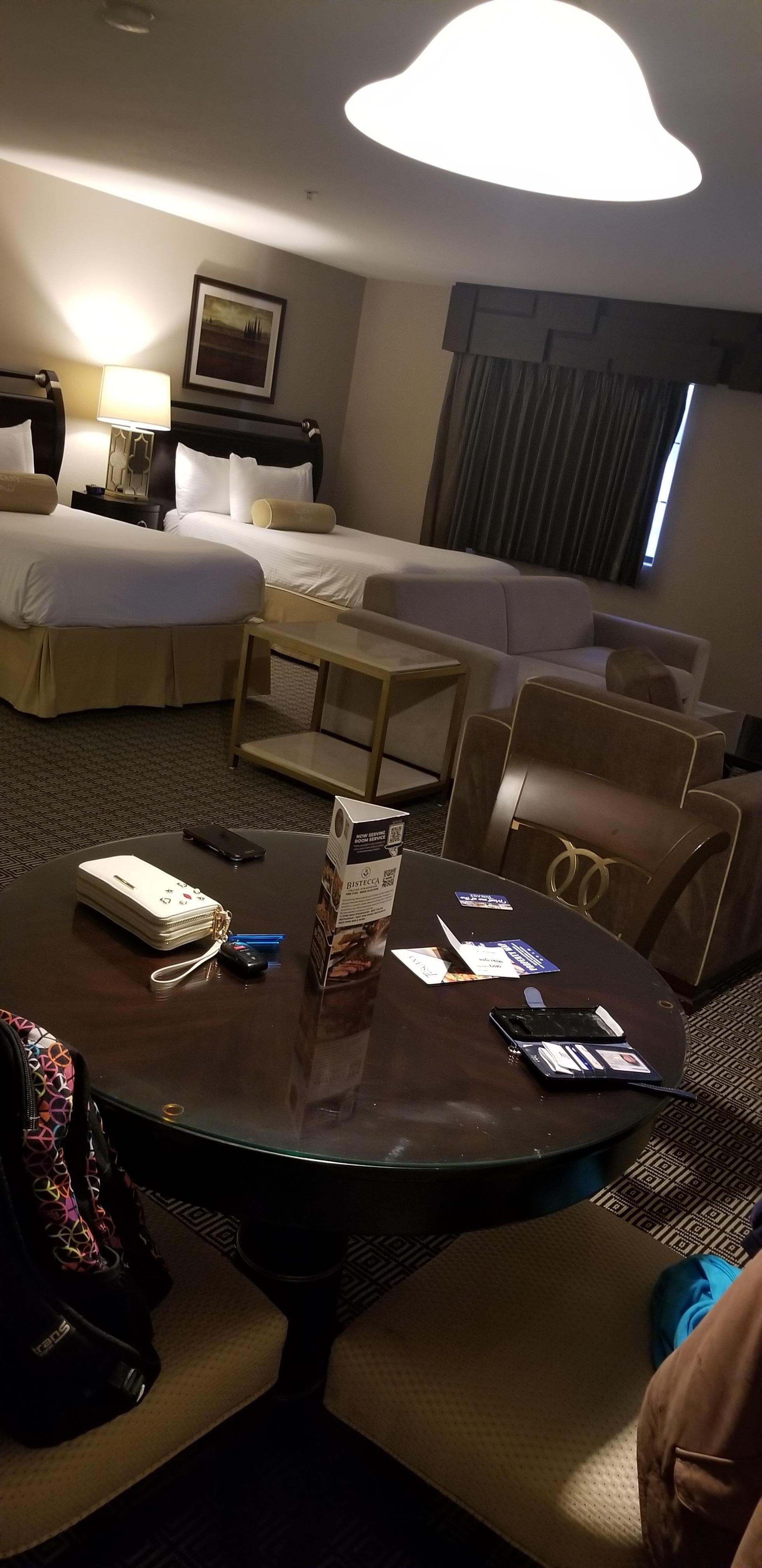 Beds and sofa area. Nice and roomy.