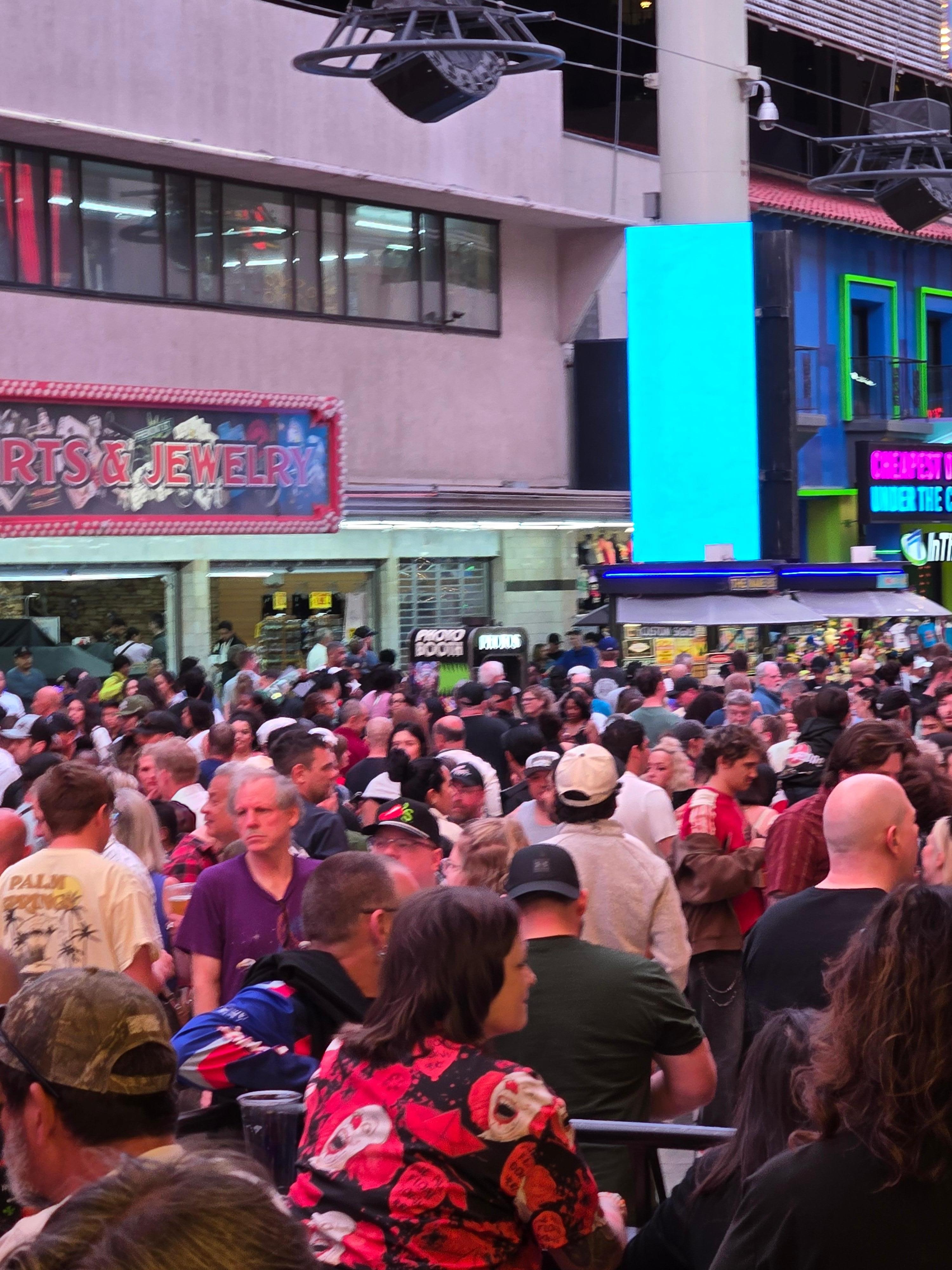 View from Patio Bar at 4 Queens