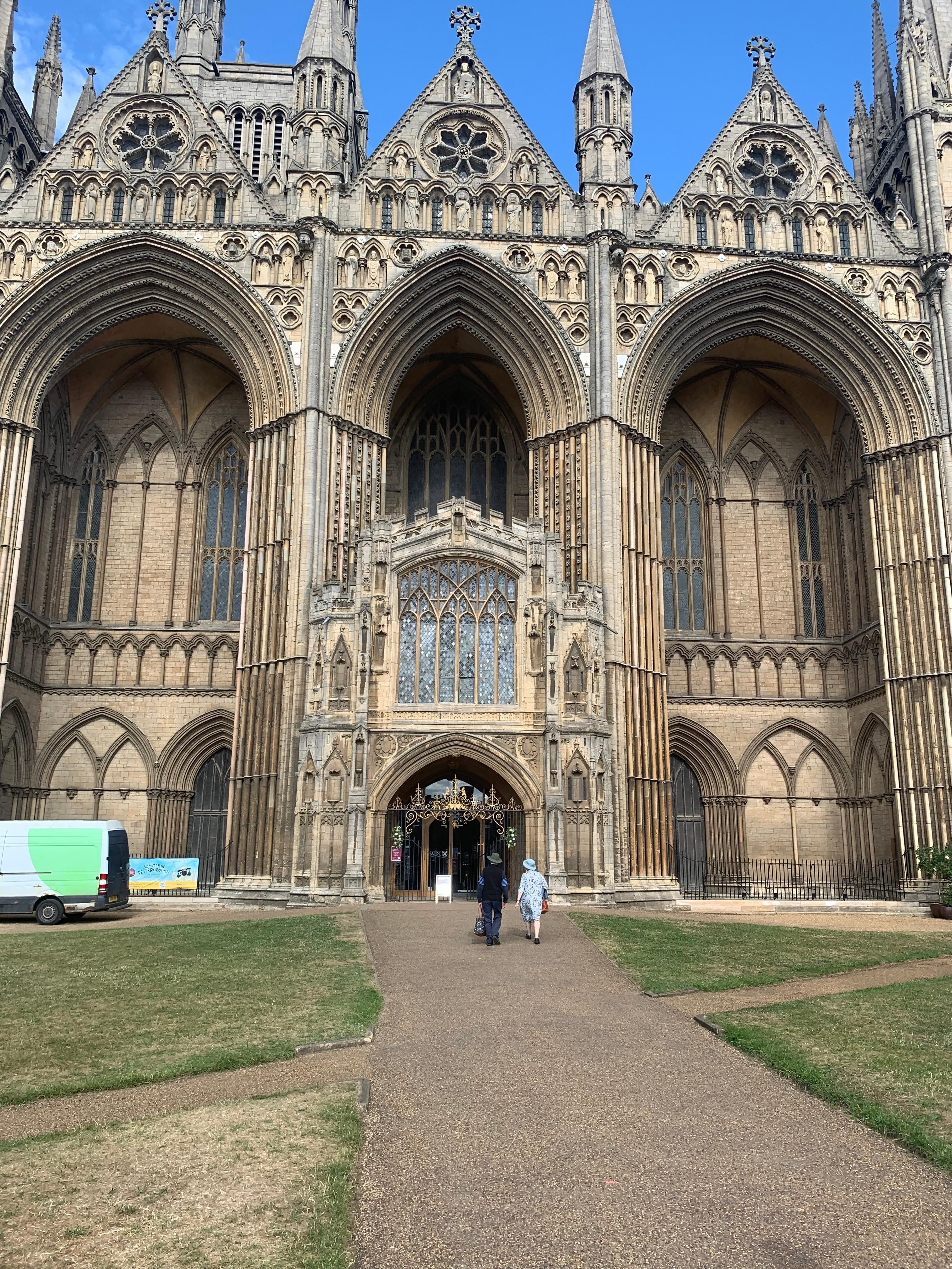 Peterborough Cathedral a ten minute walk from hotel