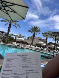 Poolside on the daybed